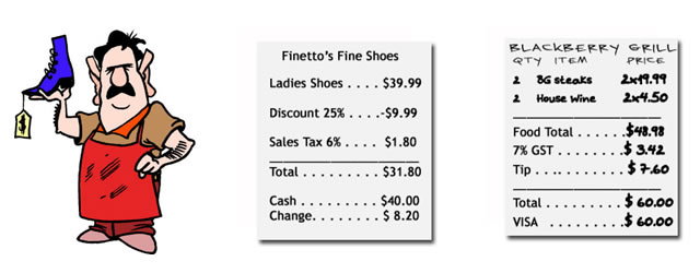 receipts